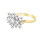 Pre Owned 18ct Diamond Cluster Ring ZU804